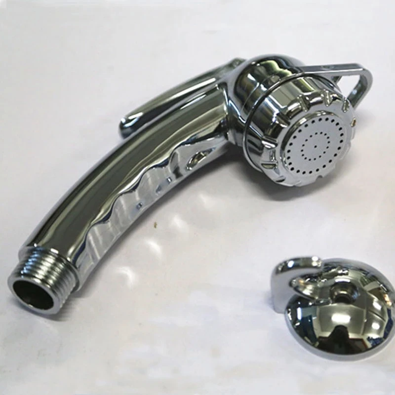 WashBidetShowerHeadSpringCurvePushButtonSwitchTheHeadCan