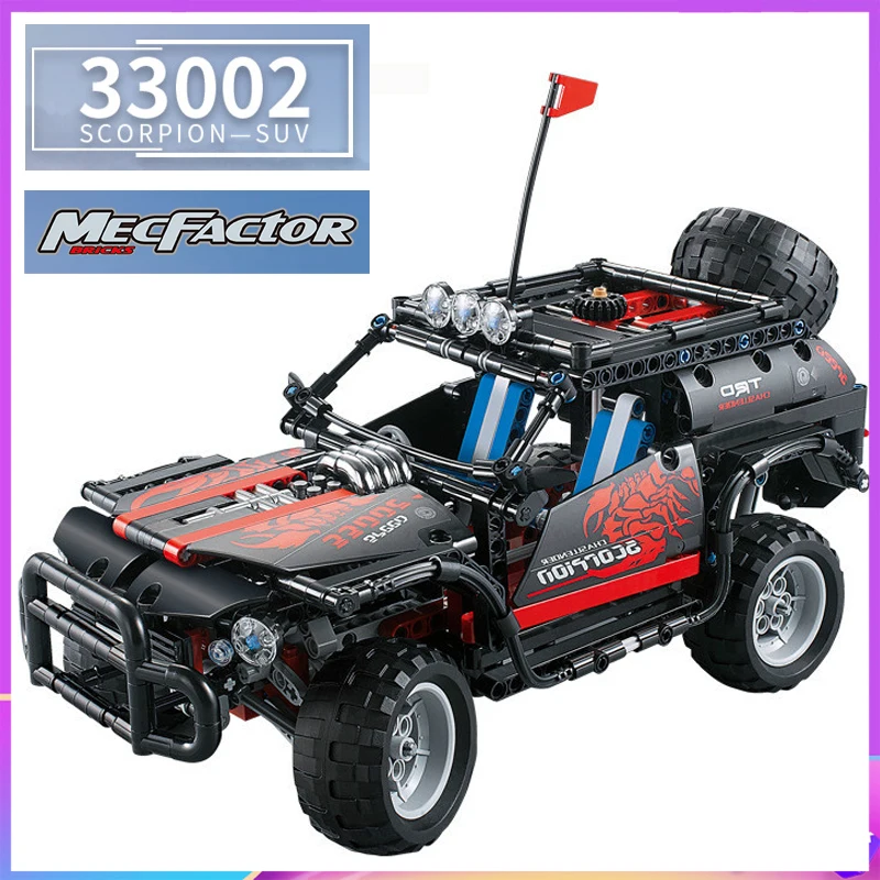 

Mecfactor Scorpion Cruiser SUV Building Block 33002 Technic Mechanical Series Racer Car Model Brick Kids Toys Constructor 750pcs