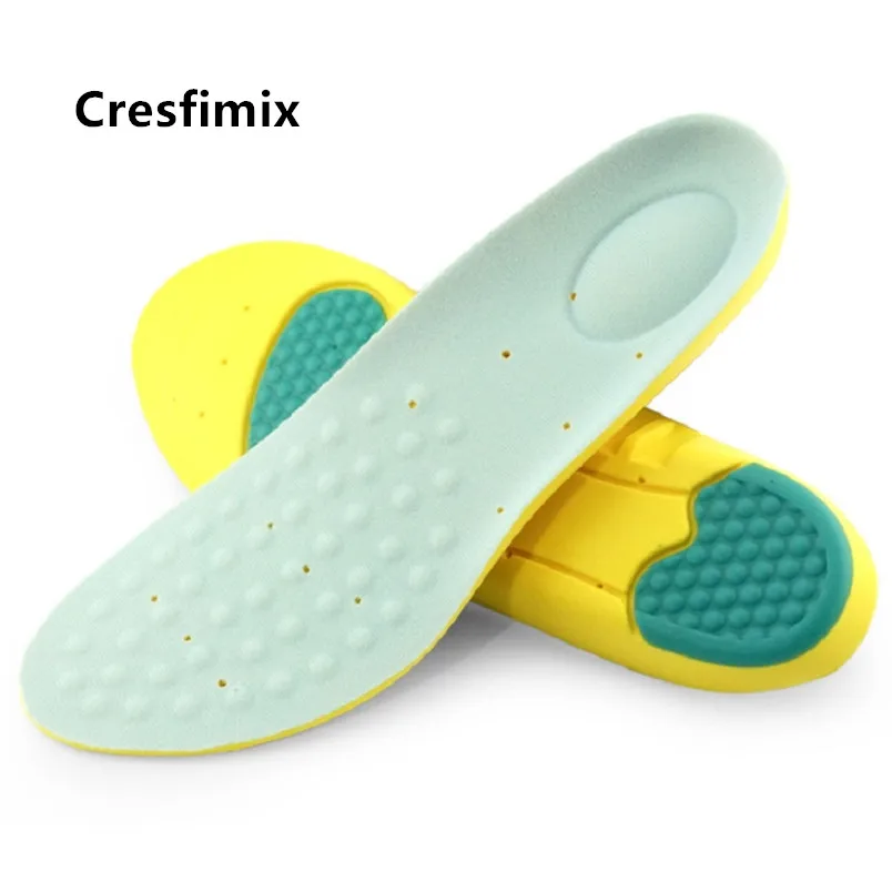 

Cresfimix unisex plus size breathable soft comfortable shoes insert insole men cool stylish insole plantilla de zapatos a5572
