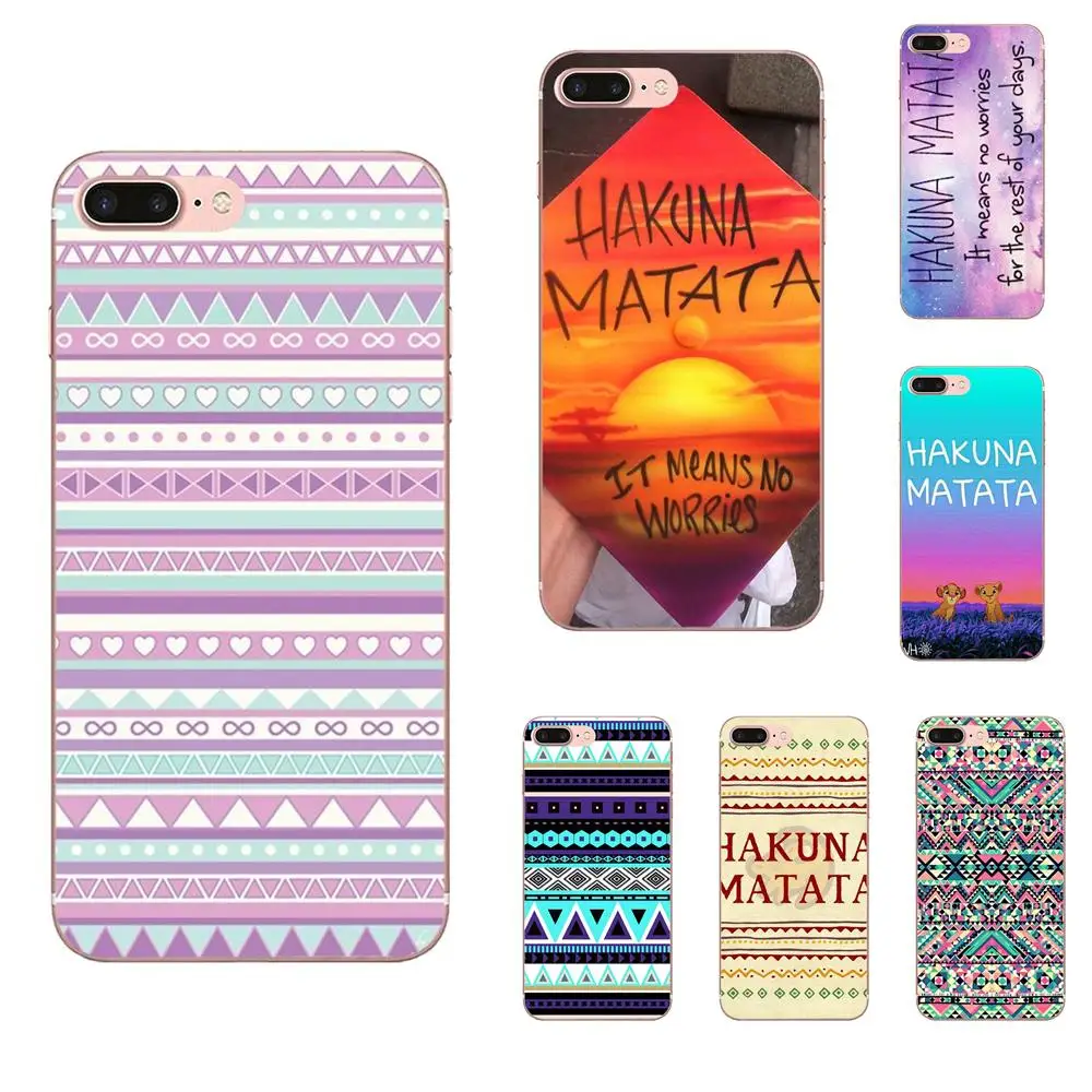 

For Samsung Galaxy Note 5 8 9 S3 S4 S5 S6 S7 S8 S9 S10 5G mini Edge Plus Lite TPU Quinn Phone Hakuna Matata Aztec Andes Tribal