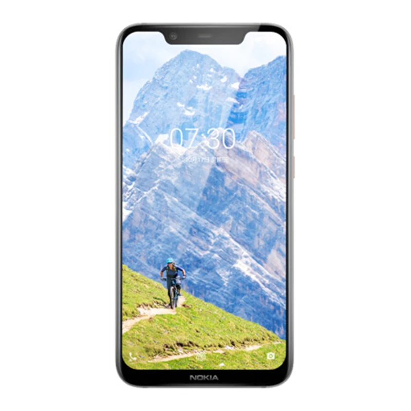 Глобальная прошивка NOKIA X7 смартфон 4 Гб 64 Гб 6,1" Snapdragon 710 3500mAh быстрая зарядка отпечатков пальцев задние фары мощностью 12+ 13 Мп спереди 20MP мобильных телефонов
