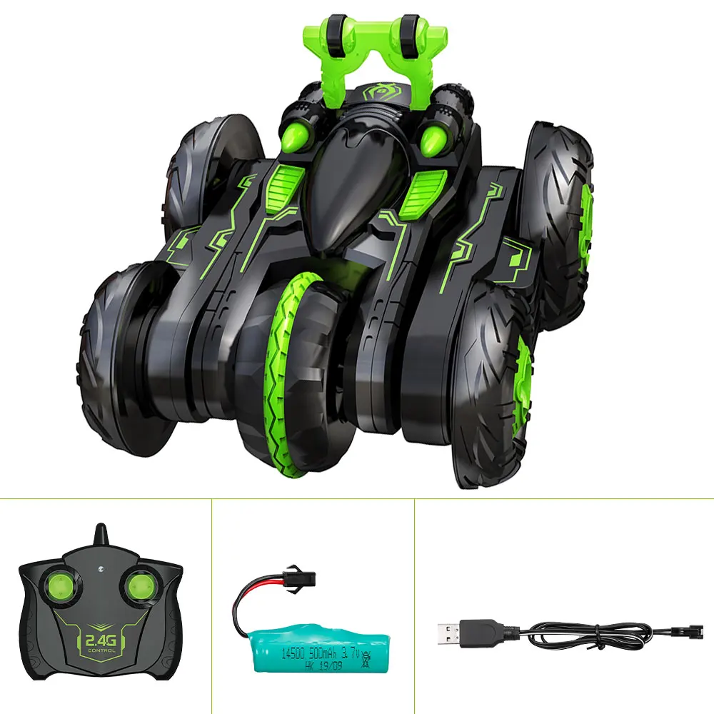 2,4 Ghz RC трюк автомобиль 90 градусов стоящий вращающийся Дрифт кувыркающийся гусеничный автомобиль со светодиодным светильник смешные игрушки подарки для детей