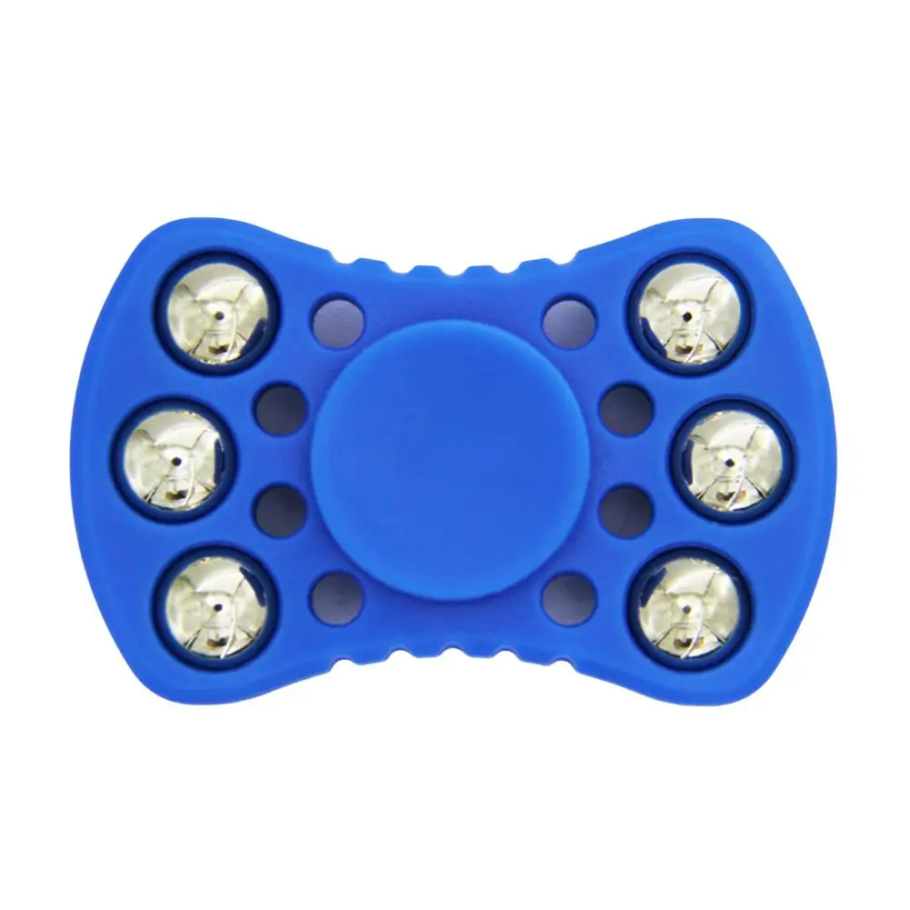 

GloryStar Creative Fidget Spinner EDC Hand Spinner with Six Metal Beads Stress Anxiety Reducer Focus Toy for Kids Adult