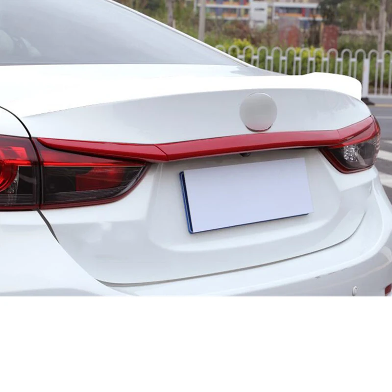 CEYUSOT для Mazda 6, накладка на багажник автомобиля-18, мазда 6, M6, задний спойлер, крыло, АБС углеродное волокно, задний ящик, украшенные аксессуары