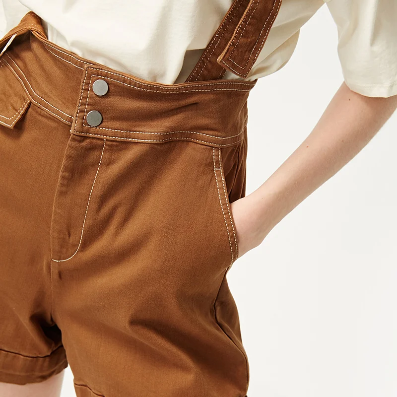 Vero Moda женские джинсовые шорты со съемными лямками | 319243501