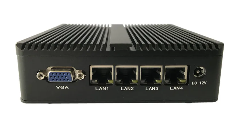 Промышленный мини ПК брандмауэр J1900 Quad Core Max 2 42 ГГц 4 * Gigabit Lan Pfsense роутер сервер|mini