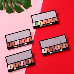 EyeShadow 10 Colors Eyeshadow Pallete Purple Matte Gold Leaf Shimmering Powder Sequins Multicolor Eyeshadow Pallete Wholesale
