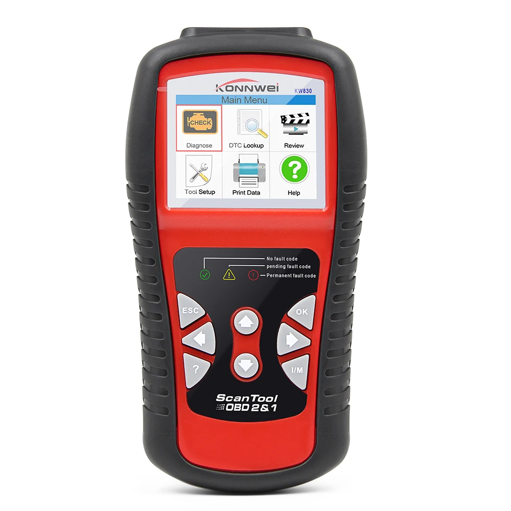 KONNWEI KW830 OBD2 ODB2 Автомобильный сканер для диагностики автомобиля Универсальный Автомобильный сканер ошибок ODB2 автомобильный диагностический сканер