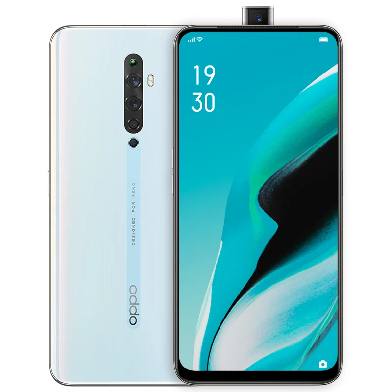 OPPO Reno 2 Z 6," AMOLED экран Поддержка NFC Google Playstore Super VOOC 3,0 4000 мАч 5 камер 48MP отпечатков пальцев ID ультра устойчивый - Цвет: 8G 128G White