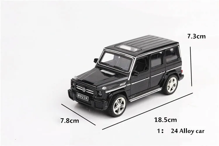 1/24 модель автомобиля G65 литье под давлением металлический сплав моделирования автомобилей огни игрушки для детей Подарки для детей