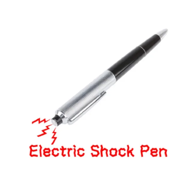1pcs Creative Electric Shock Pen Toy Utility Gadget Gag Joke Funny Prank Trick Novelty Friend's Best Gift 5