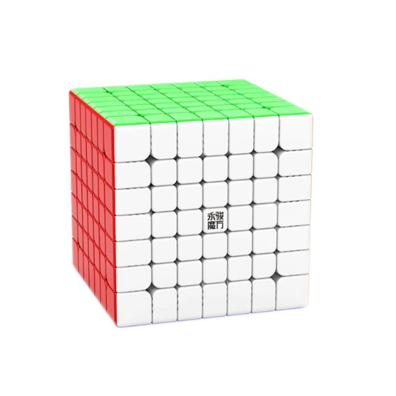 YJ YuFu Neo 7x7 м 69 мм магнитный магический куб головоломка для мозга 7x7x7 magico Cubo кубик рубика профессиональная антистрессовая скорость игрушечные Кубик-рубик кубик головоломка для детей - Цвет: Stickerless M