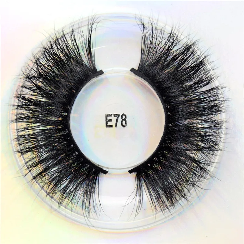 E78 round Visofree 5D норковые ресницы 25 мм ресницы драматические длинные норковые ресницы мягкие ресницы безжалостные Накладные ресницы макияж ресницы E60 - Цвет: E78 round