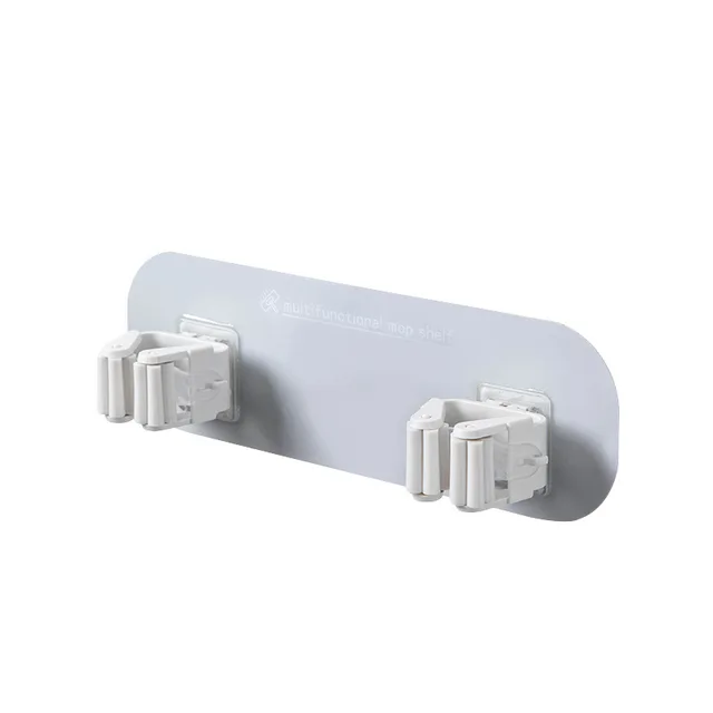 2-Ből Ragasztó, Többcélú Horgok Konyhai Fürdőszoba Erős Fogas A Mop Seprű Esernyőjéhez - Image 5