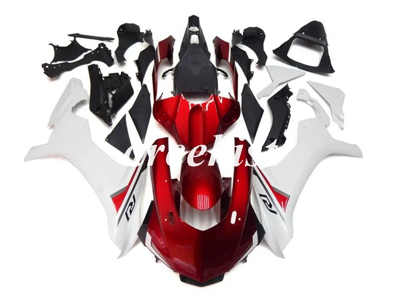Литья под давлением ABS Обтекатели комплект подходит для YAMAHA YZF-R1 YZF R1 15 16 YZF1000 на заказ Красный Черный 99