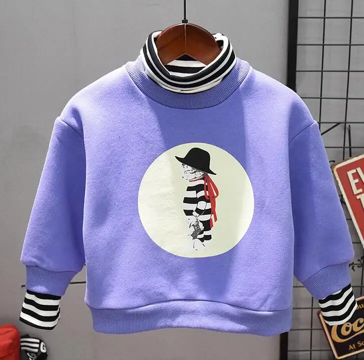 Sweater Зимний комплект одежды для маленьких мальчиков, Высококачественная хлопковая одежда для малышей, плюшевый свитер, костюм с плюшевыми штанами, комплекты для мальчиков, для детей 2-6 лет - Цвет: Sweater