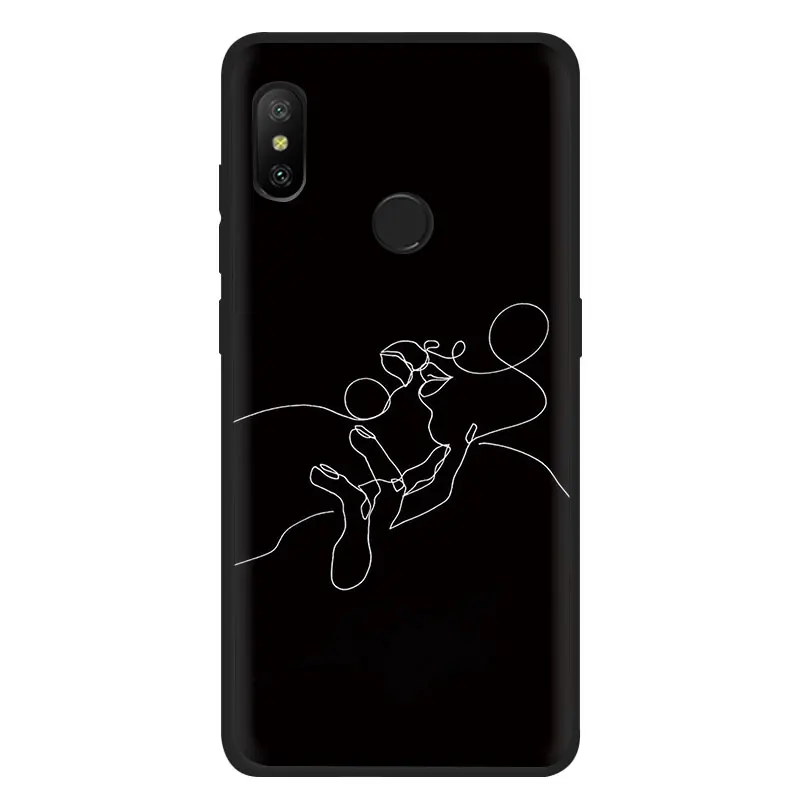 B5 Арт абстрактные линии Мягкий ТПУ чехол для телефона Redmi K20 4A 4X5 6 5A 6A 7 Go Note 5 6 7 8 Pro - Цвет: B5