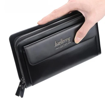 

Men's wallet phone bag long multi-function creative business card holder large capacity big brand men's luxury storage wallet