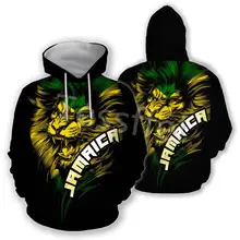 Tessffel jamaica leão juizes 3d, jaqueta casual masculina com capuz zíper estilo 7 para outono/inverno