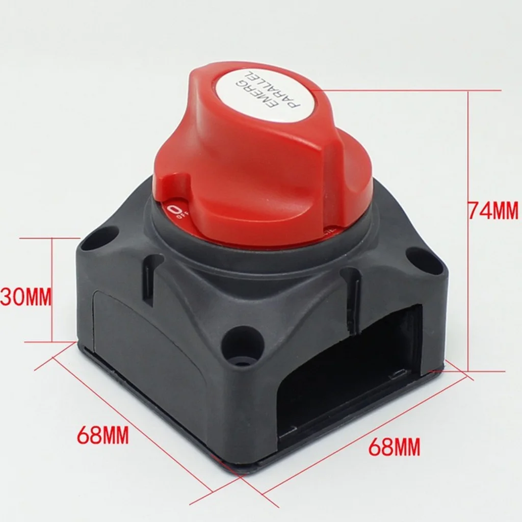 Marine Boat Car Battery Isolator Disconnect Rotary Switch Cut On/Off 60V
