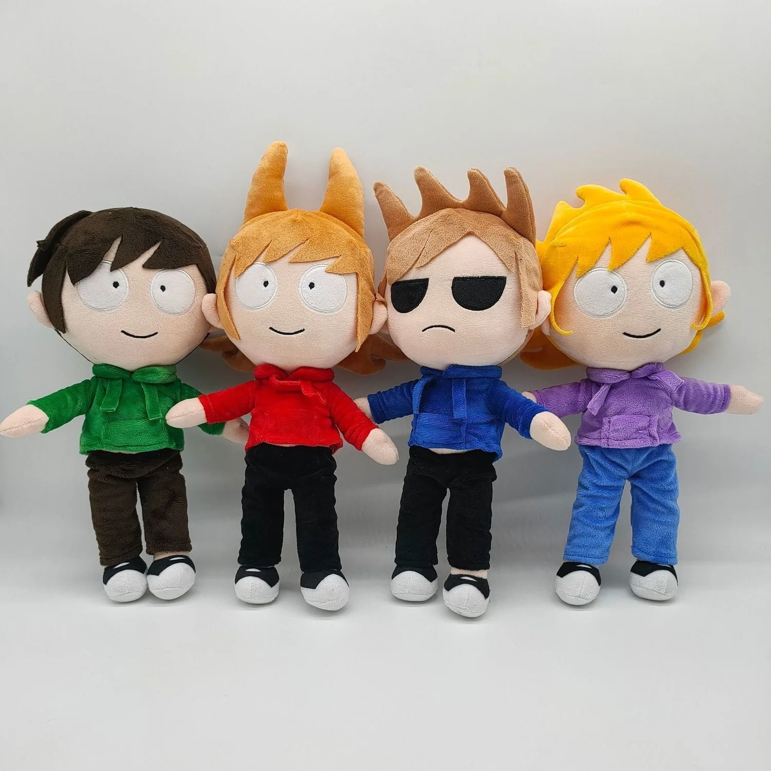 Youtube новый эксклюзивный том Eddsworld Tord аниме плюшевый мультфильм Edd кукла