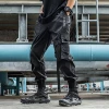 11 BYBB'S DARK Tactical Functional Cargo Pants Joggers Men Trousers Hip Hop Streetwear Ribbons Multi-pocket Pants Black WB189 3