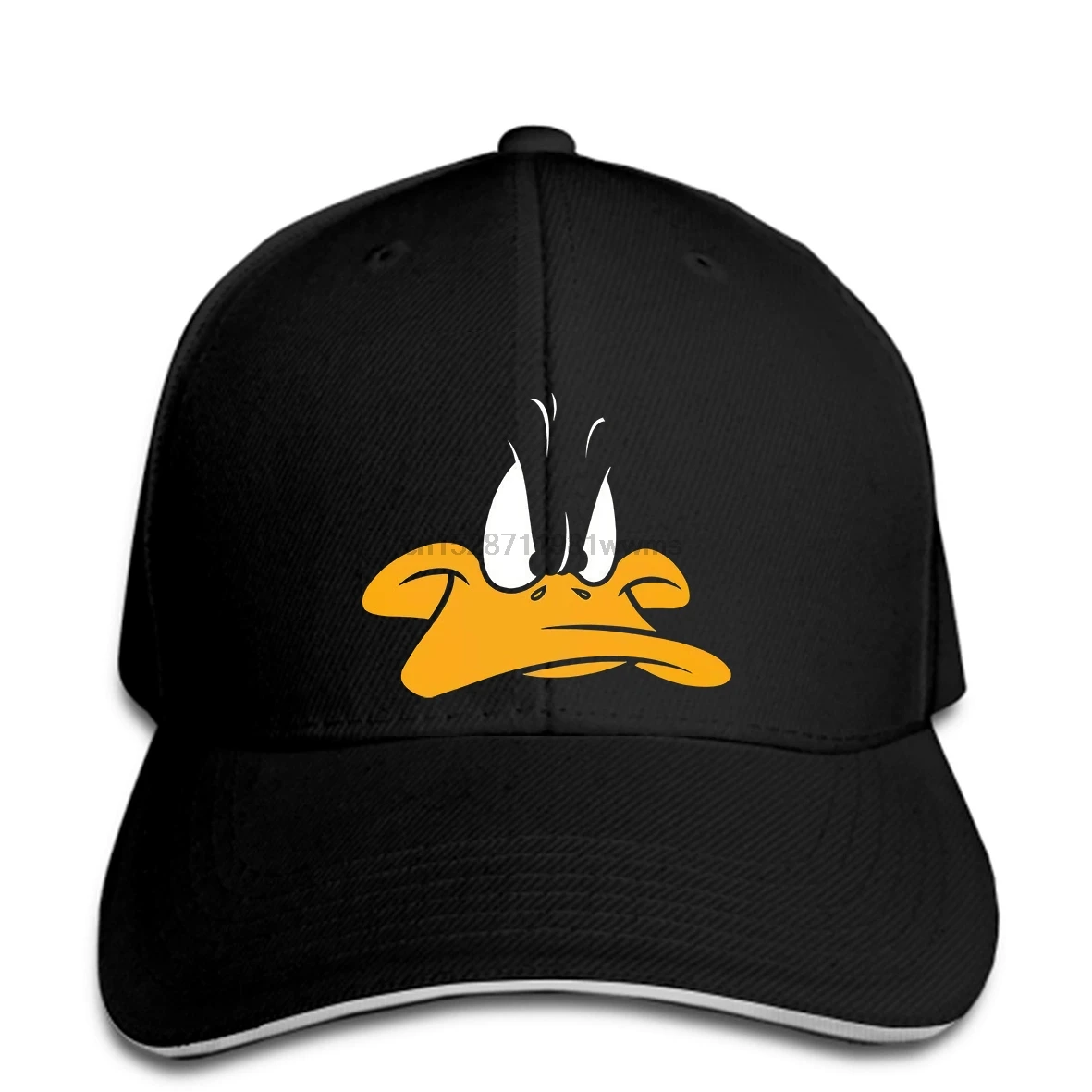 Daffy утка лицо Винтаж Looney ttes черные мужские бейсболки летние дешевые snapback шляпа