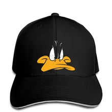 Daffy утка лицо Винтаж Looney ttes черные мужские бейсболки летние дешевые snapback шляпа