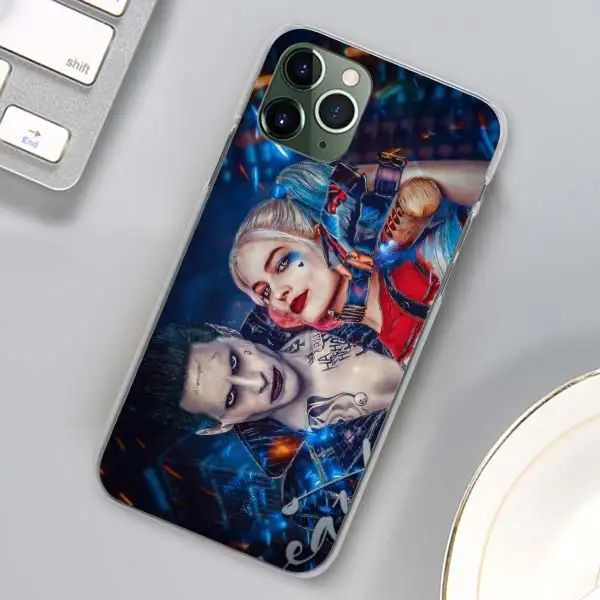 Харли Квинн Отряд Самоубийц Джокер телефонные чехлы для Apple iPhone 11 Pro Max X XR XS MAX 11 Pro 7 8 6 6s Plus 5 5S SE жесткий чехол - Цвет: H09