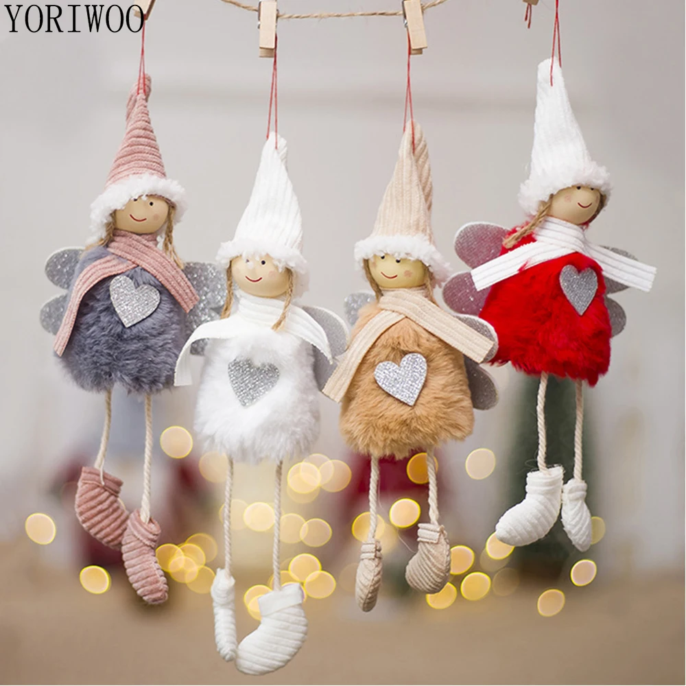 Рождественские игрушки для девочек рождественские украшения дома 2019 орнамент с