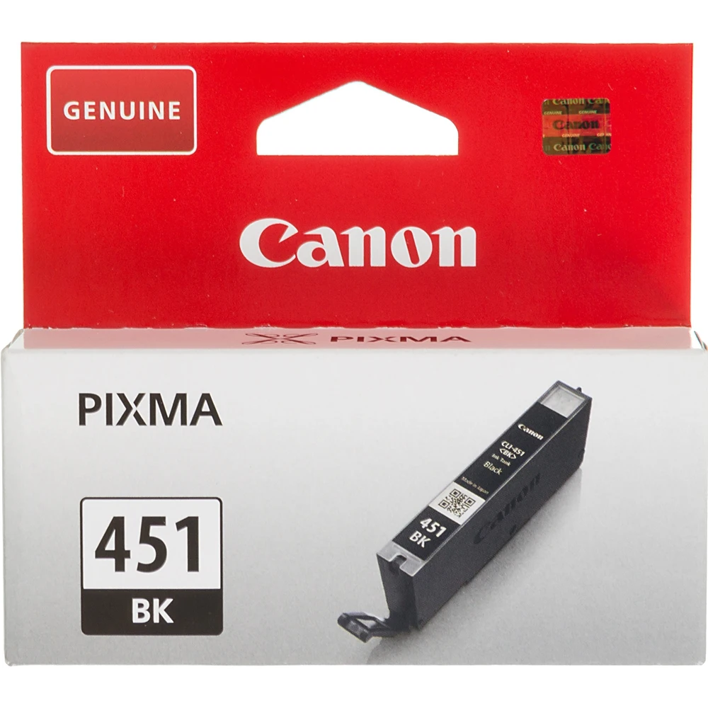 Картридж струйный Canon CLI-451BK 6523B001 черный(337стр.)(7мл) для Canon Pixma iP7240/MG6340/MG54
