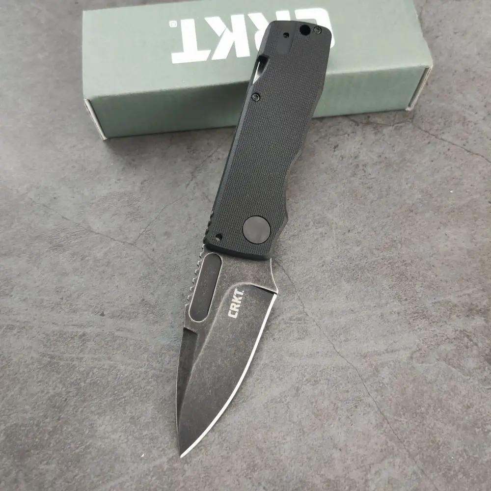 CRKT 653 Pocket Folding Knife Nylon Handle 8Cr13MoV Blade Tactical
