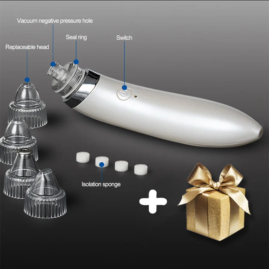 LAIKOU Vacuum Face Ance Blackhead Remover Black Dots Face Cleaning Tag Removal Suction Face Clean Skin 4