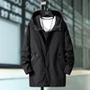 2022 large size 10XL 9XL 8XL 7XL spring autumn overcoat long hooded windbreaker men jacket men's tooling jacket loose 300 kg top ► Photo 2/6