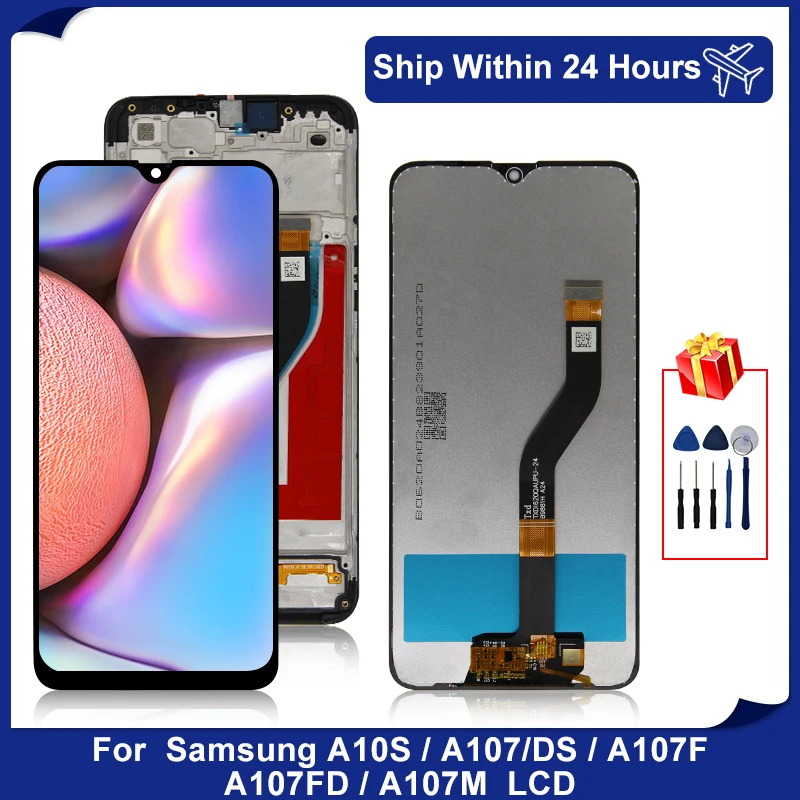 6 2 &quotоригинал для Samsung A10S дисплей A107/DS A107F A107FD A107M ЖК SM сенсорный экран дигитайзер Замена частей|Экраны