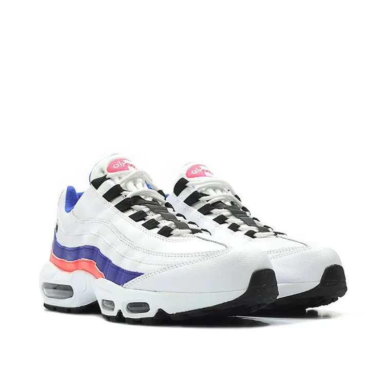 Nike Air Max 95 эфирные белые синие Новое поступление беговые кроссовки для отдыха на воздушной подушке удобные кроссовки#749766-106