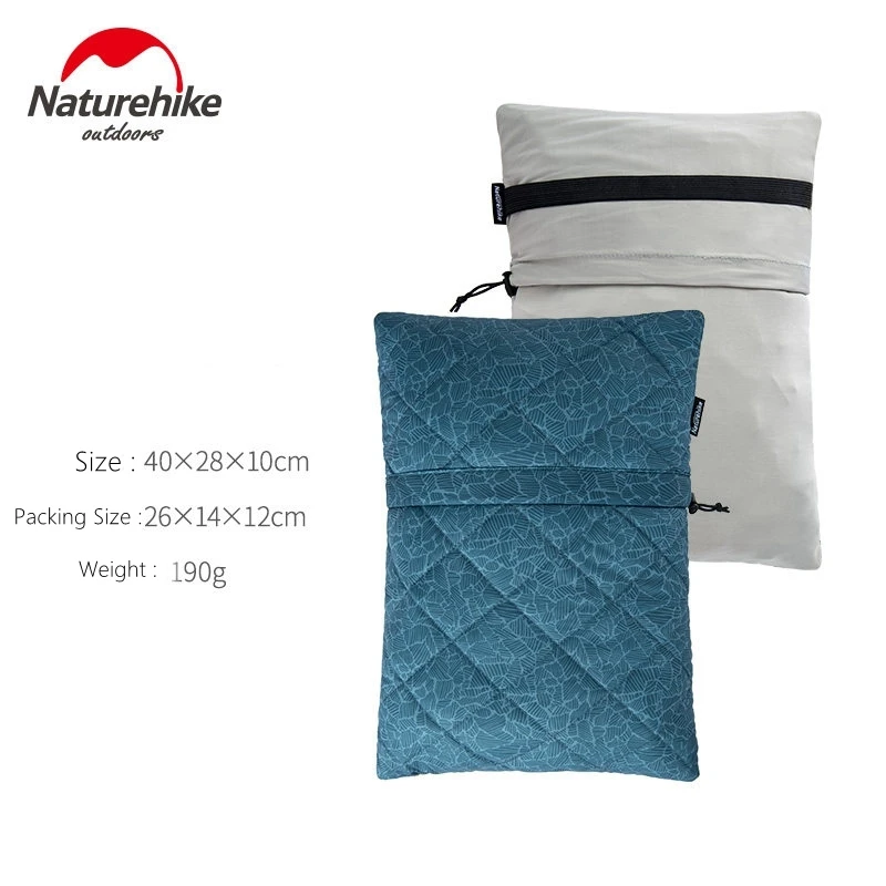 Navy Blue Naturehike губка складной коврик подушка также использует подголовник автомобиля Портативный Сверхлегкий фонарь вес и мягкий для пеших прогулок, кемпинга, путешествий - Цвет: Navy Blue