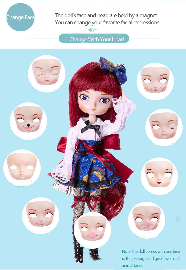 Diy подвижные Refittable 35 см 1/6 Bjd Sd Bbgirl куклы игрушки Дети суставы куклы-игрушки для девочек Подарки на день рождения для детей Детские игрушки