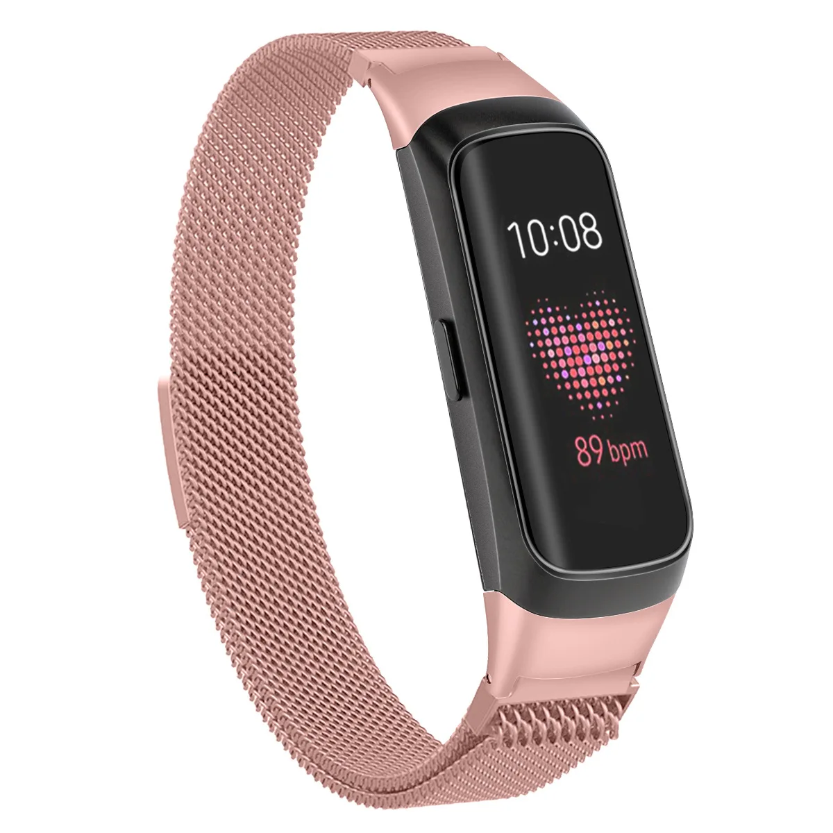 magnetic rose pink Ремешок для часов для samsung Galaxy Fit SM-R370, умный Браслет, металлический браслет из нержавеющей стали, ремешок для Galaxy Fit SM-R370, ремешок для часов - Цвет: magnetic rose pink