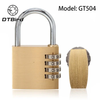 

High Quality Solid Brass Padlock Digital Code Lock Code Cabinet Outdoor Gymnastics Copper Box Stainless Steel Code
