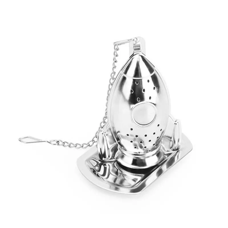 US $149.10 Stainless Steel Tea Strainer Creative Rocket Tea Infuser Filter for Loose Tea Leaf Herbal Spice Tea Accessories 100pcslot