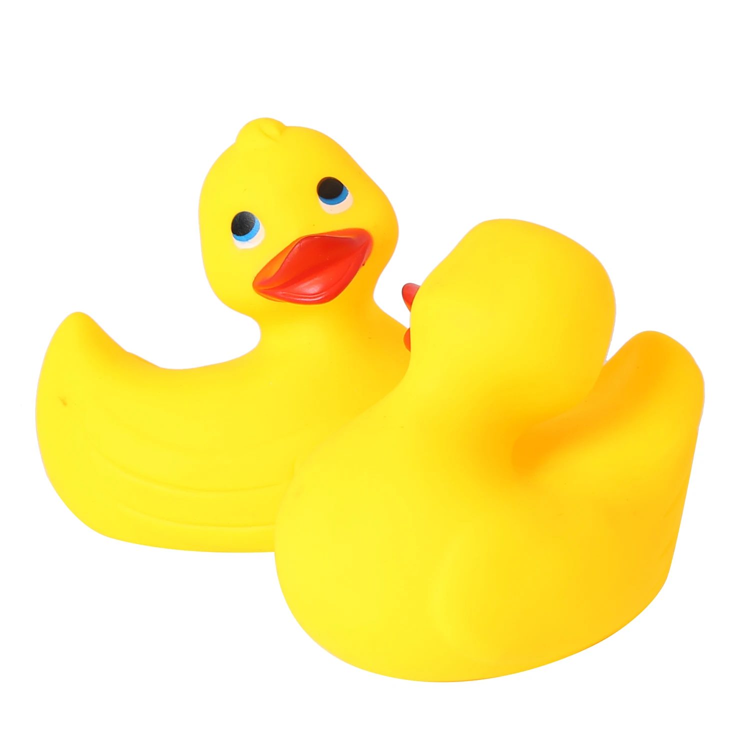 2 Pcs Baby Bath Toys Squeeze Rubber Ducks For Bathroom Kids Swimming
