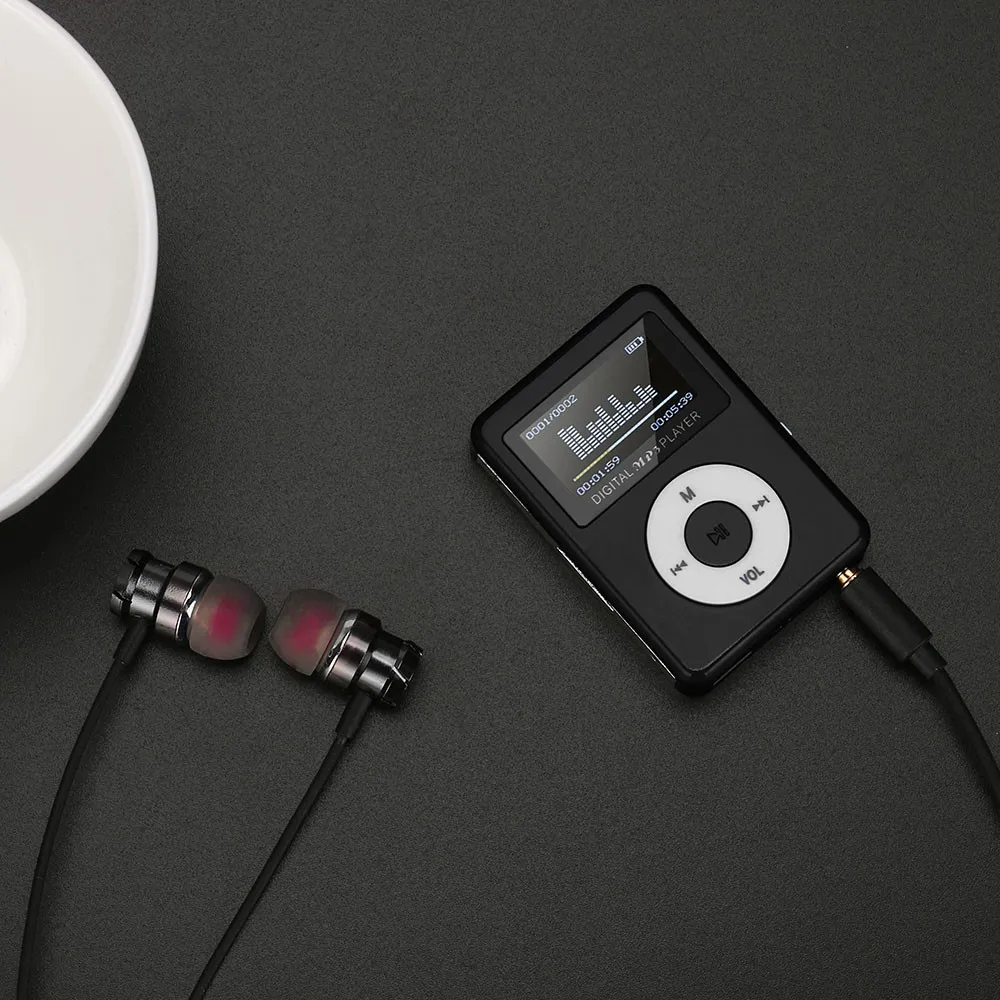 New Top SALE fashion USB Mini MP3 Player LCD Screen Support 32GB Micro SD TF Card Slick stylish design Sport Compact F816