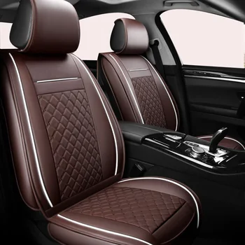 

Leather car seat covers for hyundai solaris 2017 creta getz i30 accent ix35 i40 accessories covers for vehicle seats