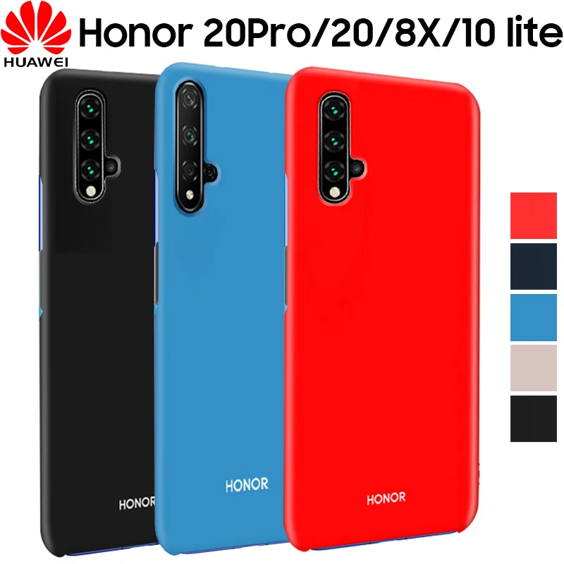 

Honor 20 Case Soft Genuine Liquid Silicone Cover Original Huawei Honor 8X 20 Pro 10 Lite Protective Shockproof Back Case Funda