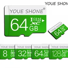 Высококачественная Золотая карта памяти, Micro SD карта 128G 32G, карты памяти 16GB 32GB 64GB 128GB class 10, Micro SD TF карта, флеш-накопитель