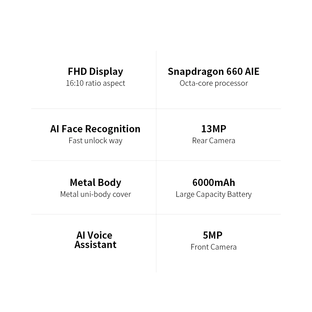 Xiaomi Mi Pad 4 планшетных ПК с гироборд с колесами 8 дюймов FHD 4GB 64GB Snapdragon 660 Octa Core 5MP+ 13MP камеры 6000 мА/ч, два Wi-Fi Планшеты черный