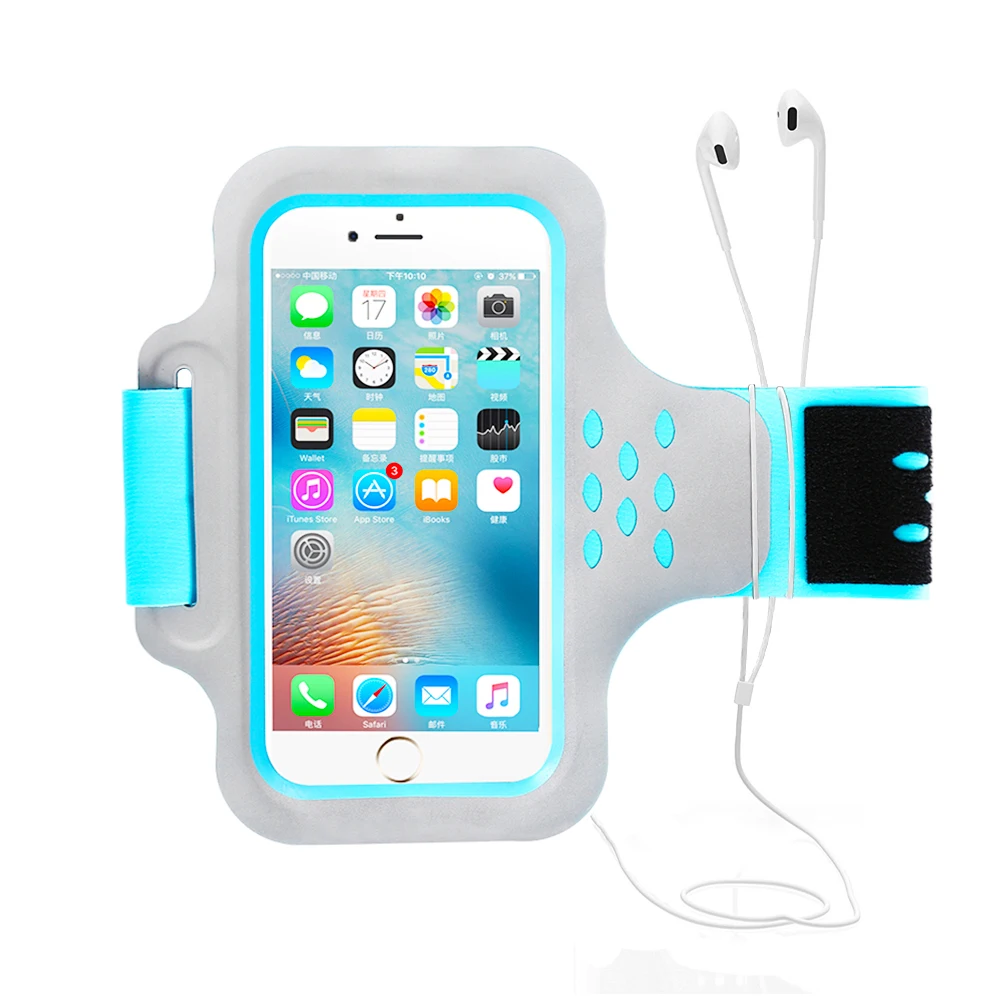 07 Haissky, 5,2 дюймов, спортивные нарукавники для бега iPhone X, XS, 8, 7, 6, 6 S, держатель для телефона для спортзала, фитнеса, для samsung S5, S6, S7, huawei, P9, P10 - Цвет: 07