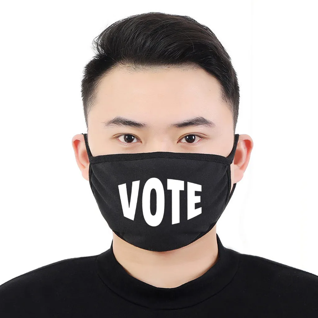 Funny Letter Print Protective Mask Fashion Cartoon Windproof Anti Dust Masks Unisex Reusable Washable Face mascarilla 821 | Спорт и