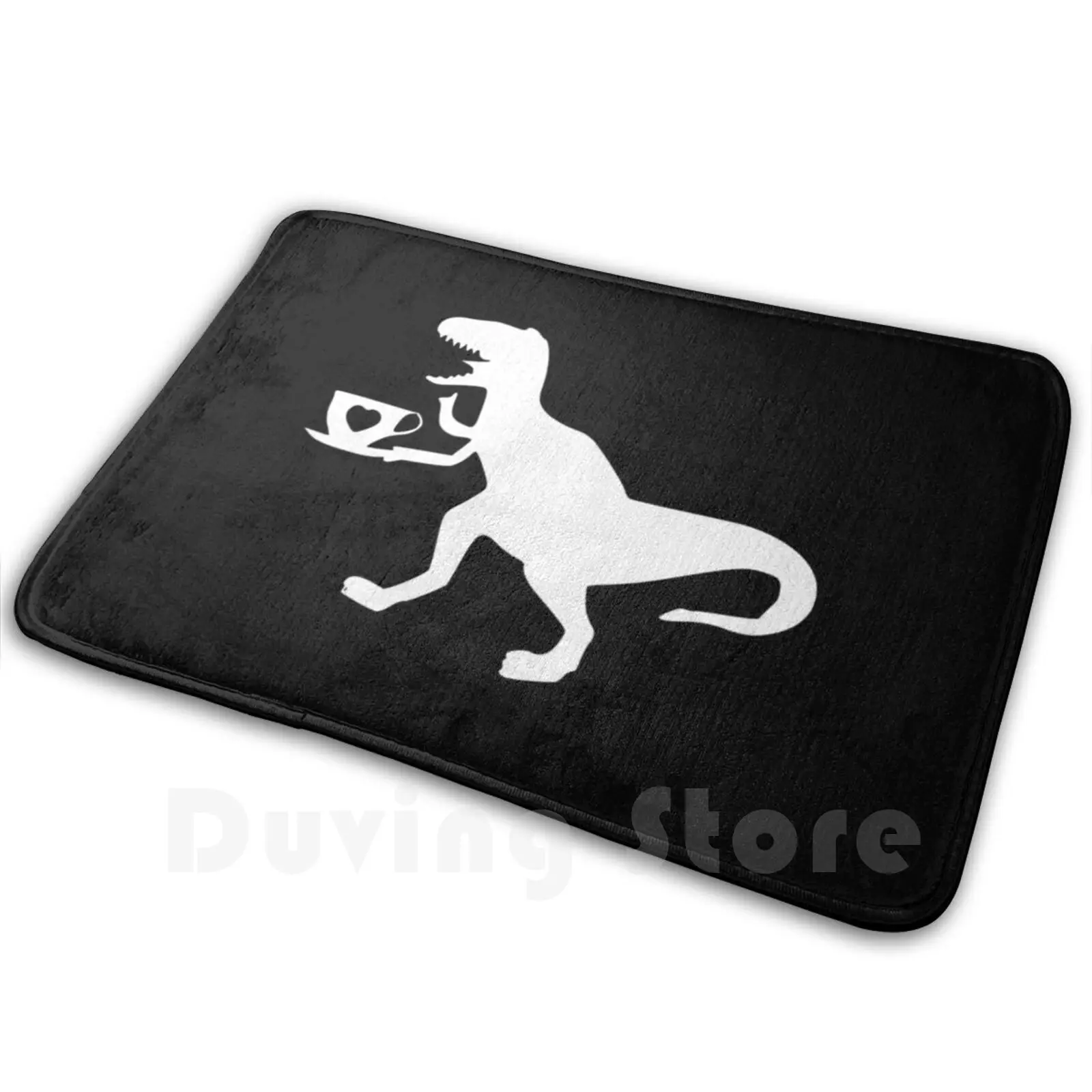 Tea Rex Tappeto Mat Tappeto Cuscino Morbido Rex Trex Tyrannosaurus Tea Rex Dinosaur T Rex Dinos Dinosauri Dino Primeval Times